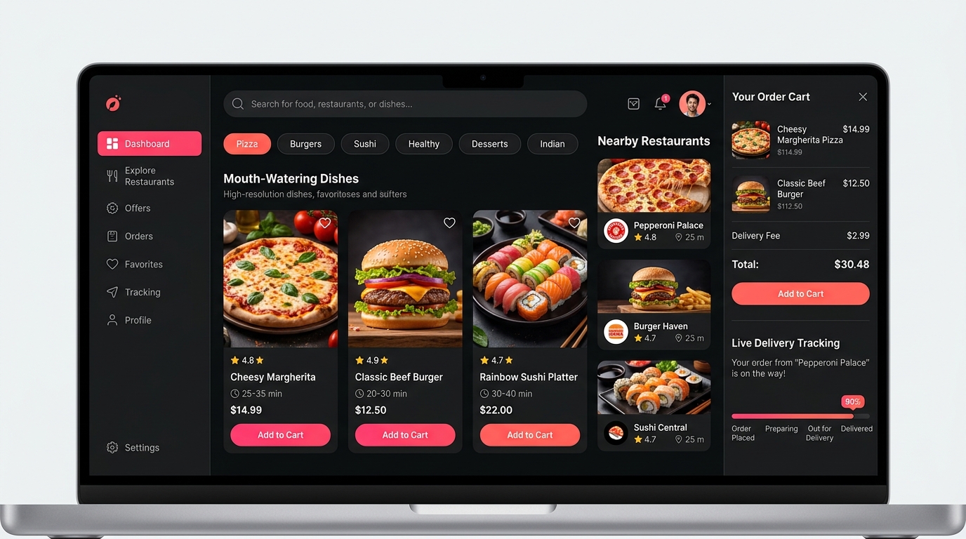 Foodpanda Clone — Food Delivery Platform