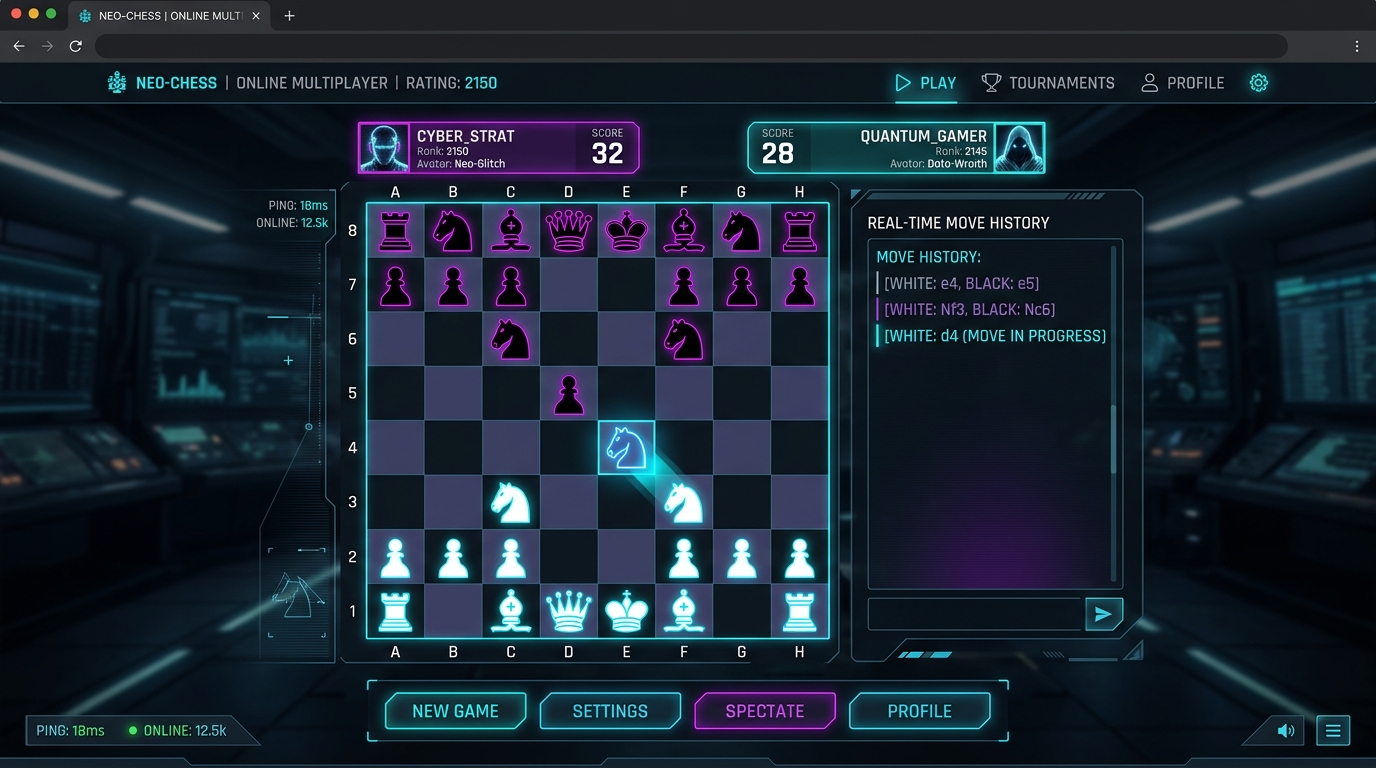 PakChess — Real-Time Multiplayer Chess