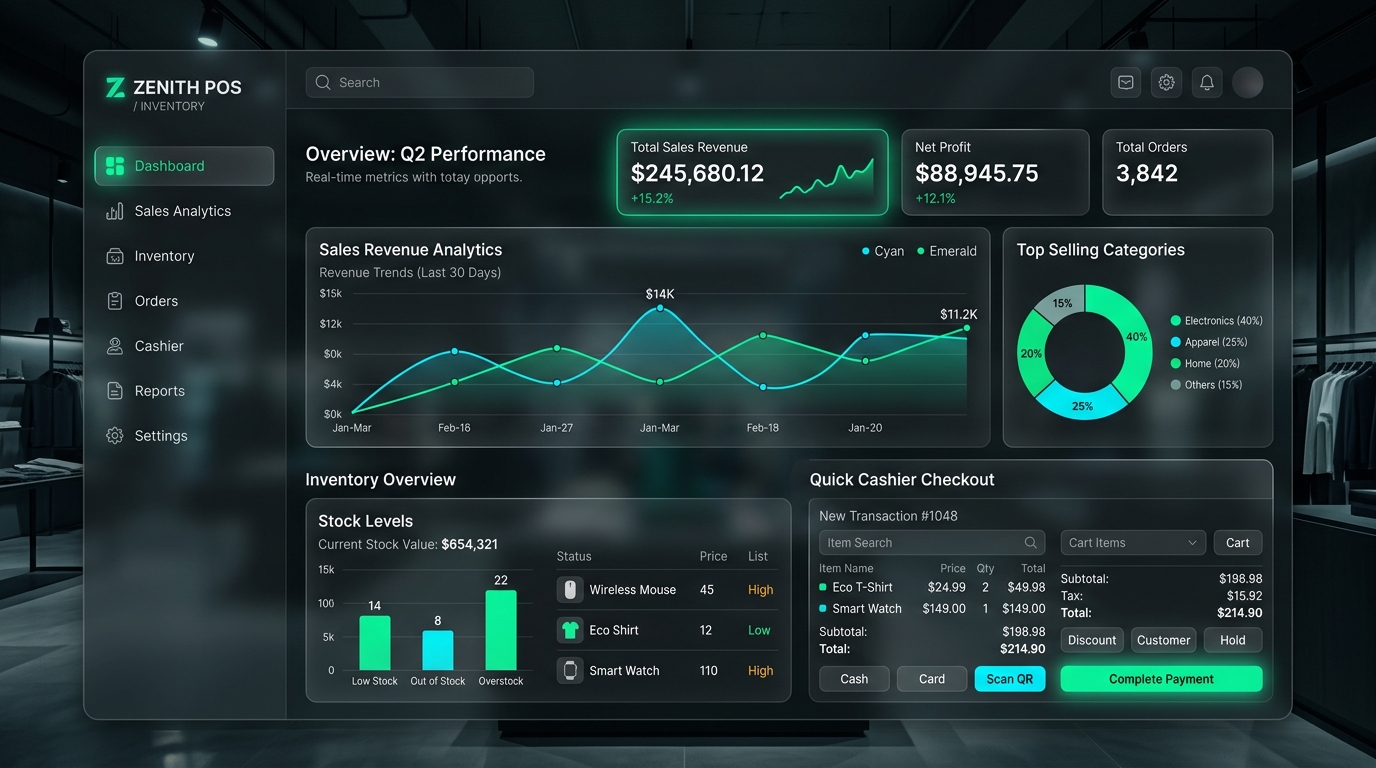 POS — Universal System for Any Company
